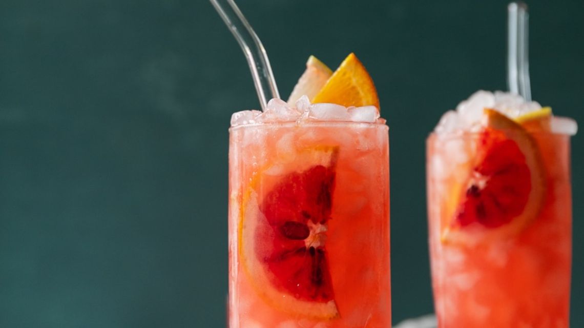 hf hotels romantic cocktail citrus blush