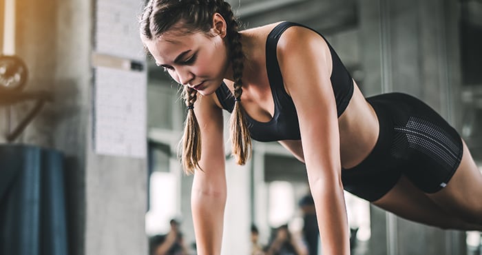 Lezione di fitness personalizzata