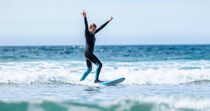 Clase de surf